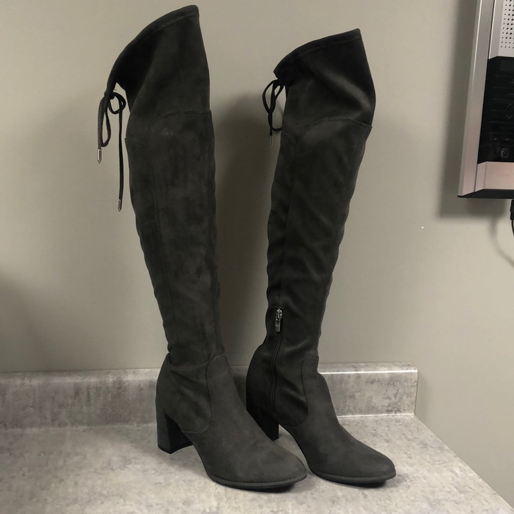 Marc fisher suede high above knees boots